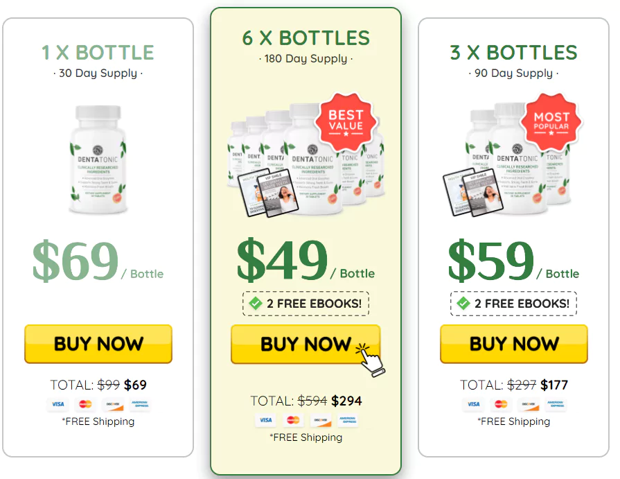 DentaTonic Pricing