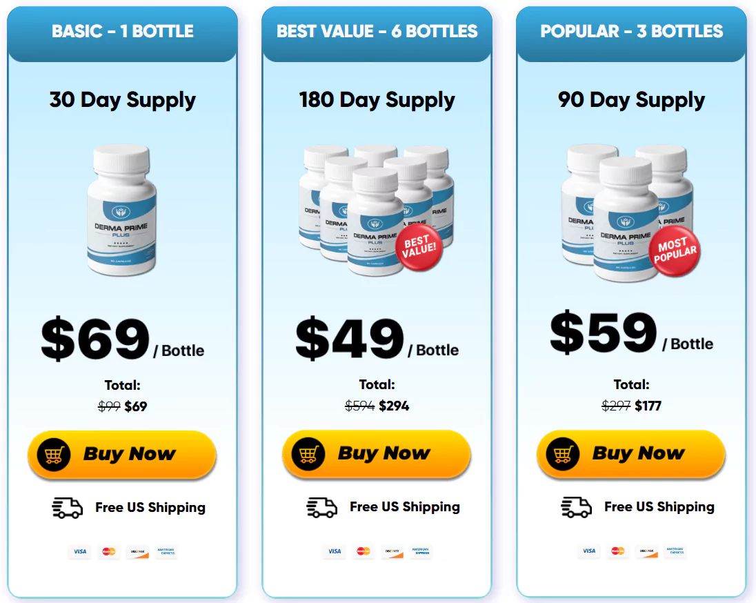 Derma Prime Plus Pricing