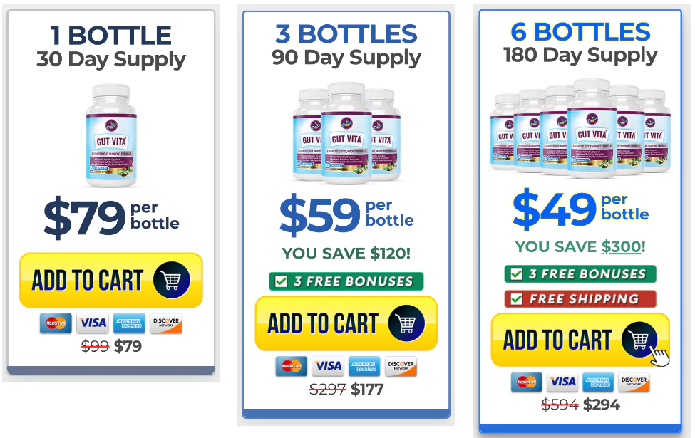 Gut Vita Pricing
