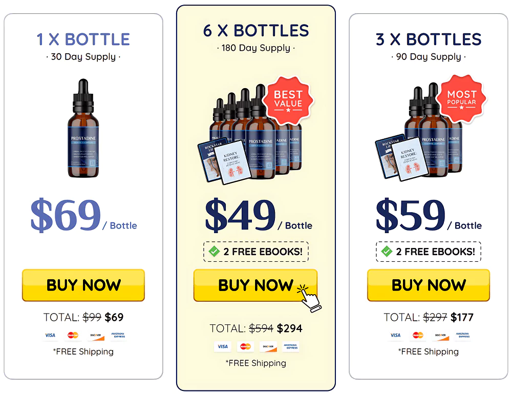 Prostadine Pricing