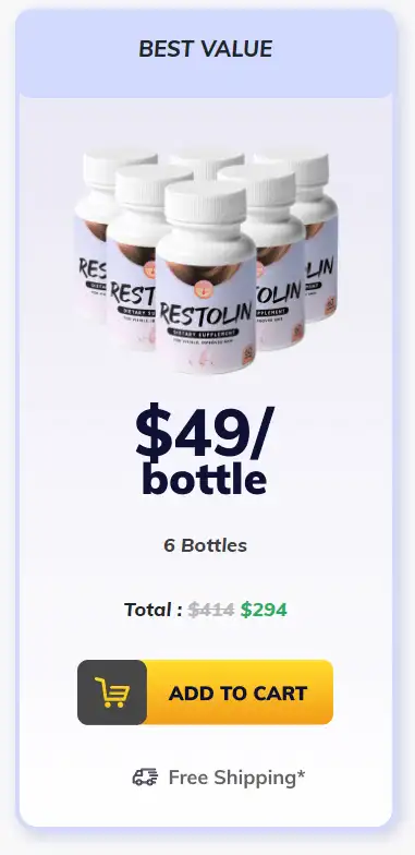 Restolin Pricing