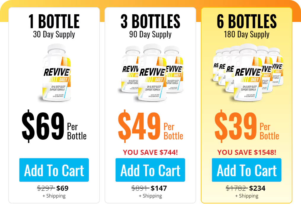 Revive Daily Pricing