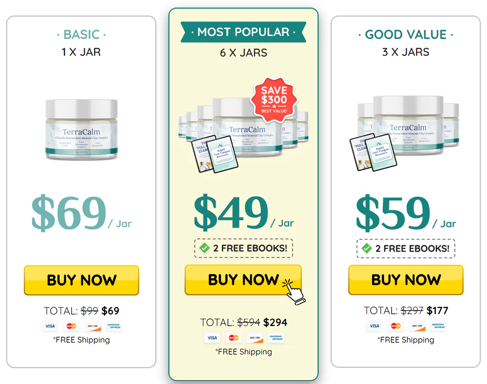 TerraCalm Pricing