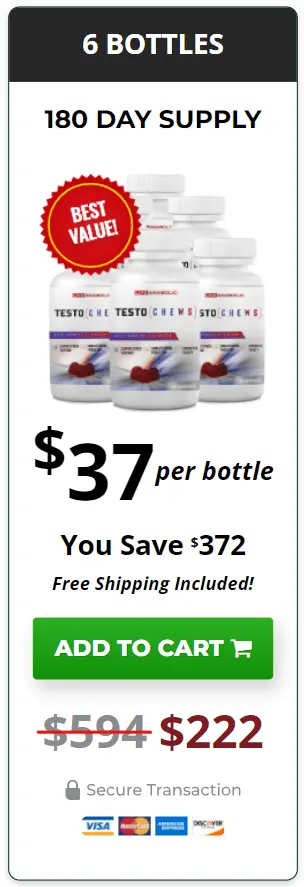 TestoChews Pricing
