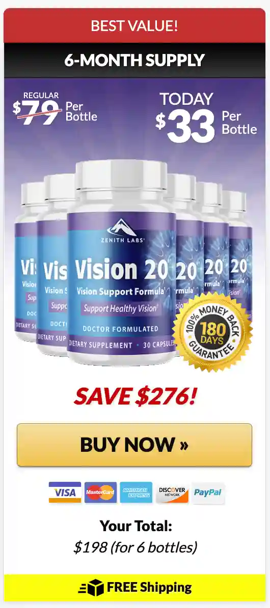 Vision 20 Pricing